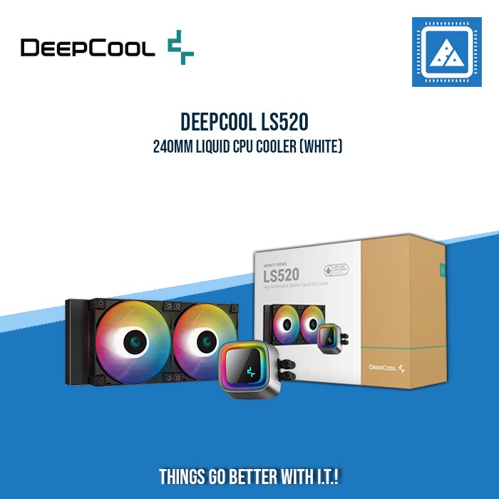 DEEPCOOL LS520 240MM LIQUID CPU COOLER DEEPCOOL LS520 240MM LIQUID CPU COOLER